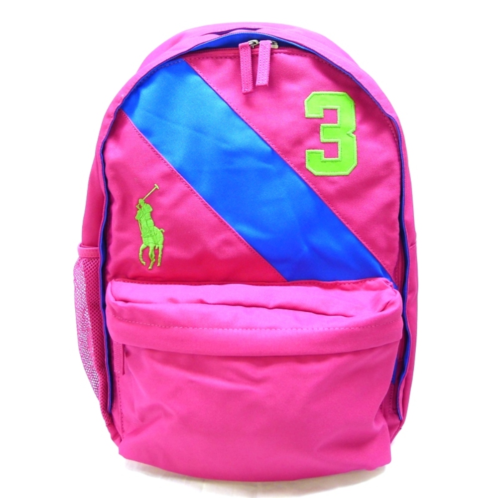 Mochila Ralph Lauren Banner Fuxia