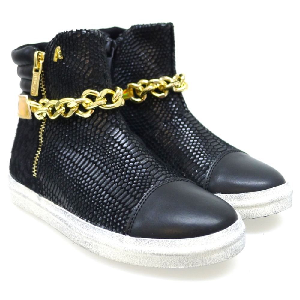 Botin Corto Replay Welland Negro