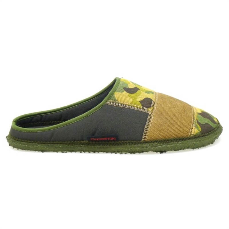Zapatilla de casa de camuflaje para hombre | Giesswein  foto 3