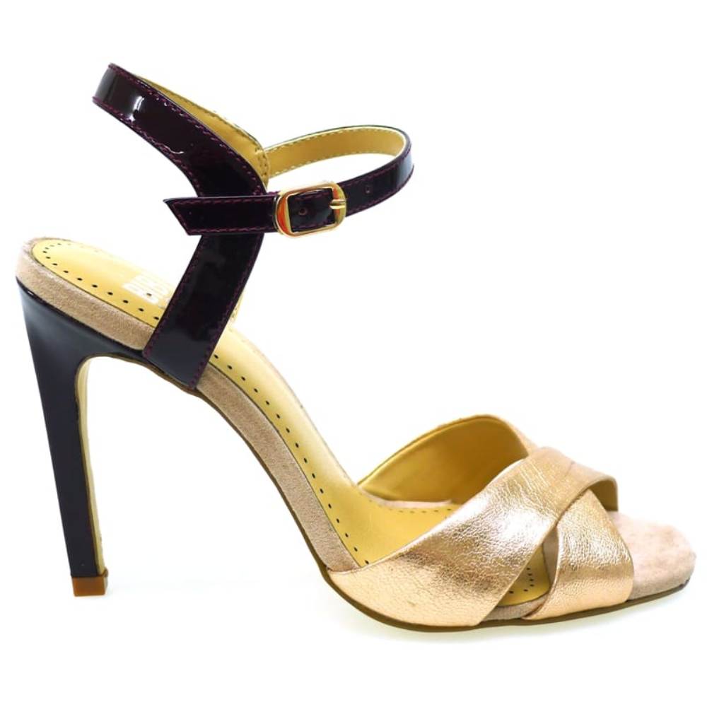 Sandalias hot sale cobre tacon
