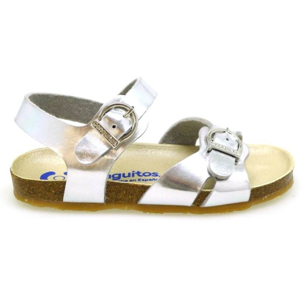 Sandalia anatomica niña Conguitos GV1 28501 Plata foto 3