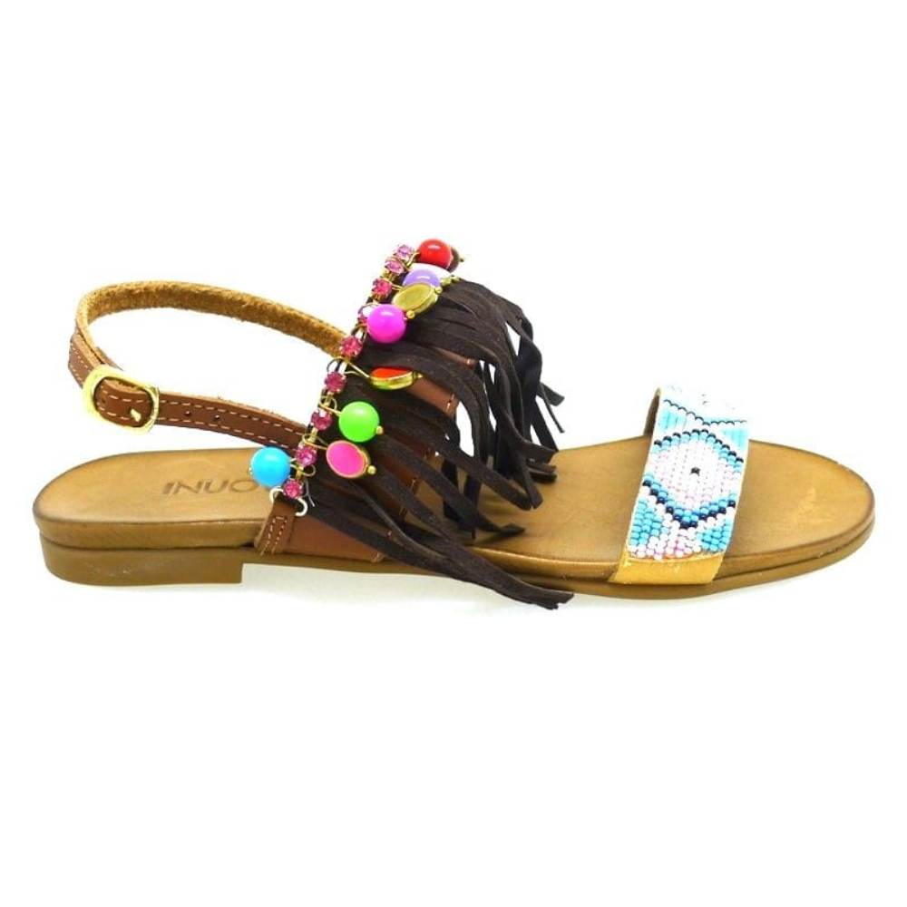 Sandalia plana mujer Inuovo 6394 Coconut foto 3