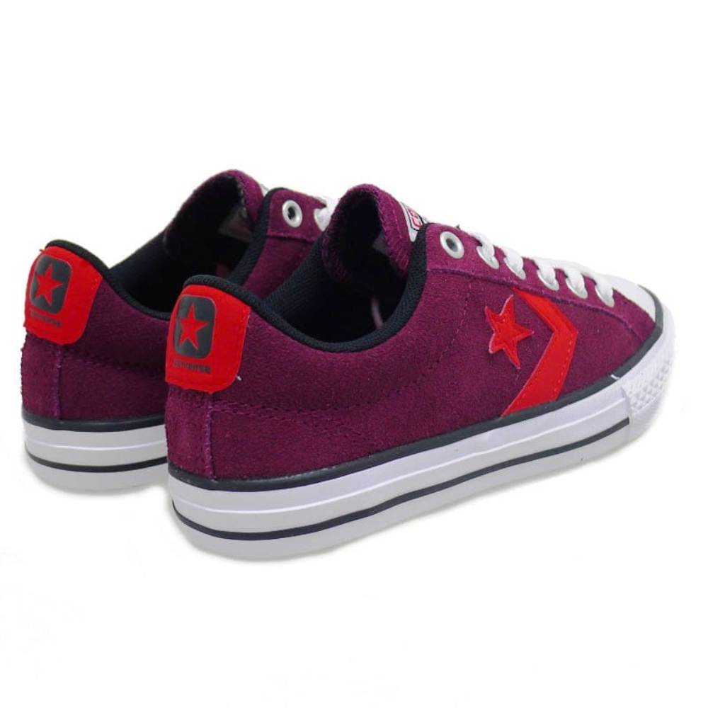 Sneakers de piel cord n ni o Converse Cstar Player 601 Rojo