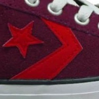 Sneakers de piel cordón niño Converse Cstar Player 601 Rojo foto 5
