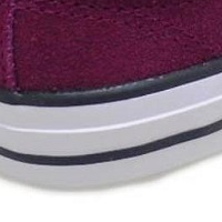 Sneakers de piel cordón niño Converse Cstar Player 601 Rojo foto 7