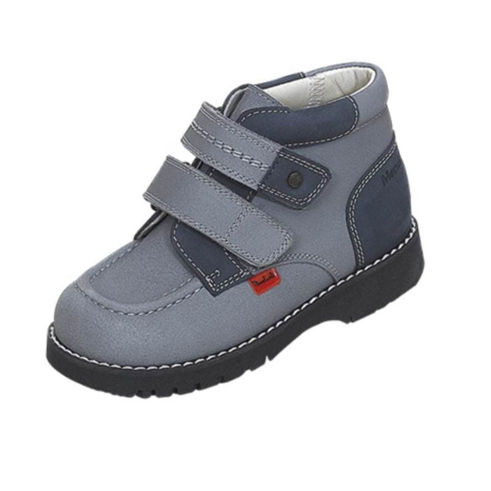 Bota velcro niño ortopédica Mendivil 79011 Gris