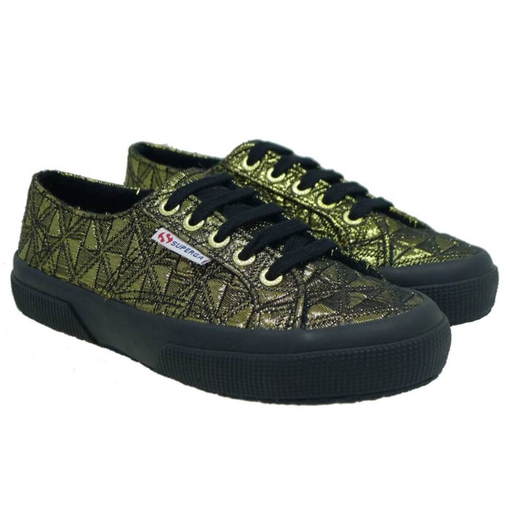 Sneakers metalizadas mujer Superag 2750-Fabric 917 Negro