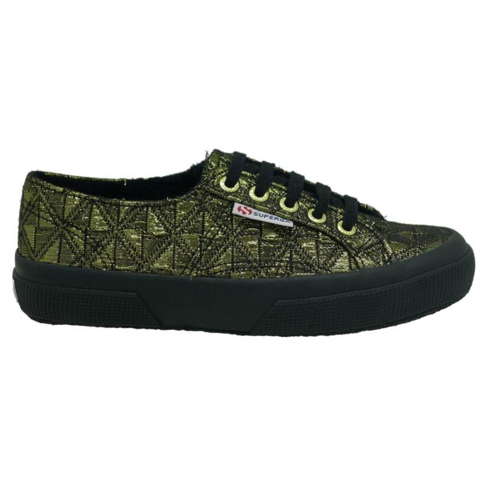 Sneakers metalizadas mujer Superag 2750-Fabric 917 Negro foto 3
