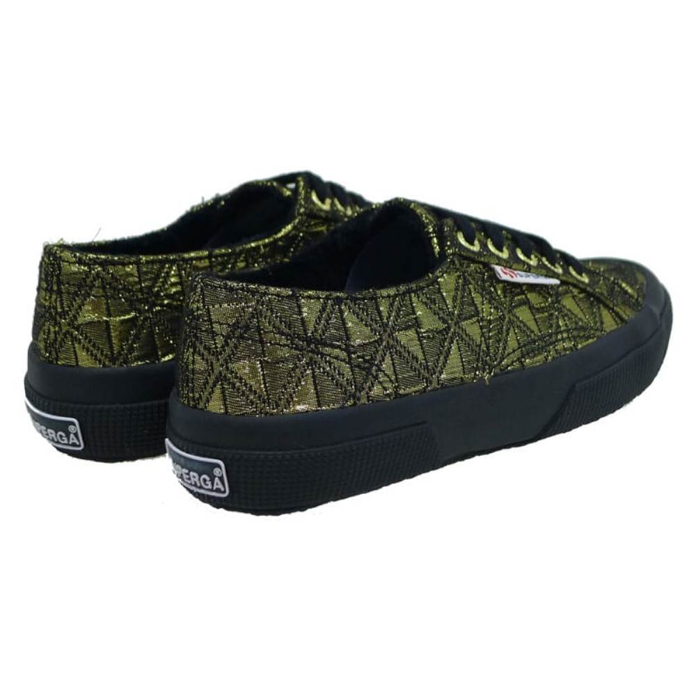 Sneakers metalizadas mujer Superag 2750-Fabric 917 Negro foto 4