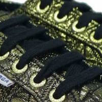 Sneakers metalizadas mujer Superag 2750-Fabric 917 Negro foto 5
