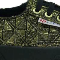 Sneakers metalizadas mujer Superag 2750-Fabric 917 Negro foto 7