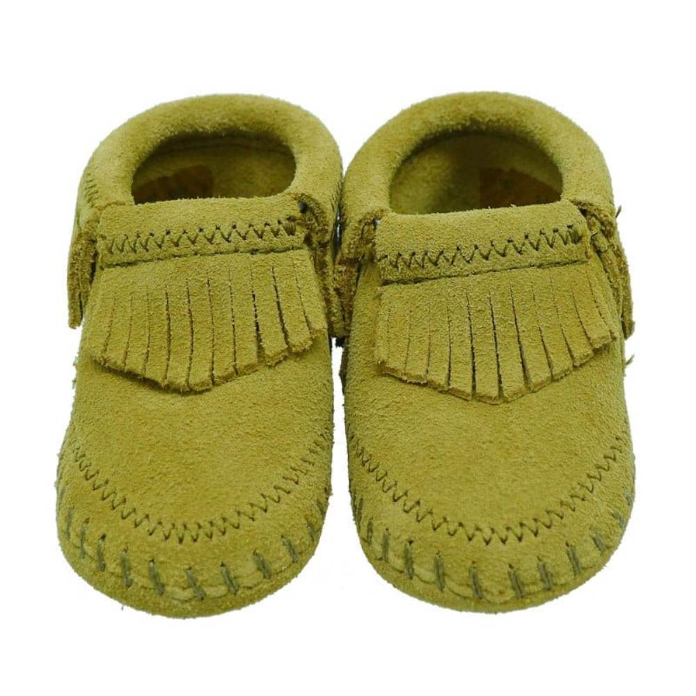Botita peuque con flecos Minnetonka Riley Bootie Taupe foto 2