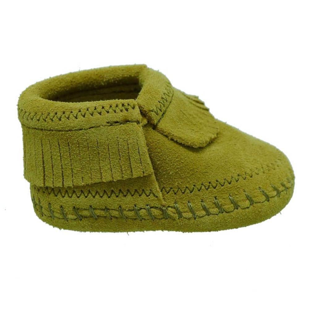 Botita peuque con flecos Minnetonka Riley Bootie Taupe foto 3