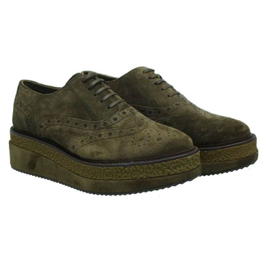 Zapatos Alpe De Plataforma Mujer Alexia 3137 11 Serraje Vison
