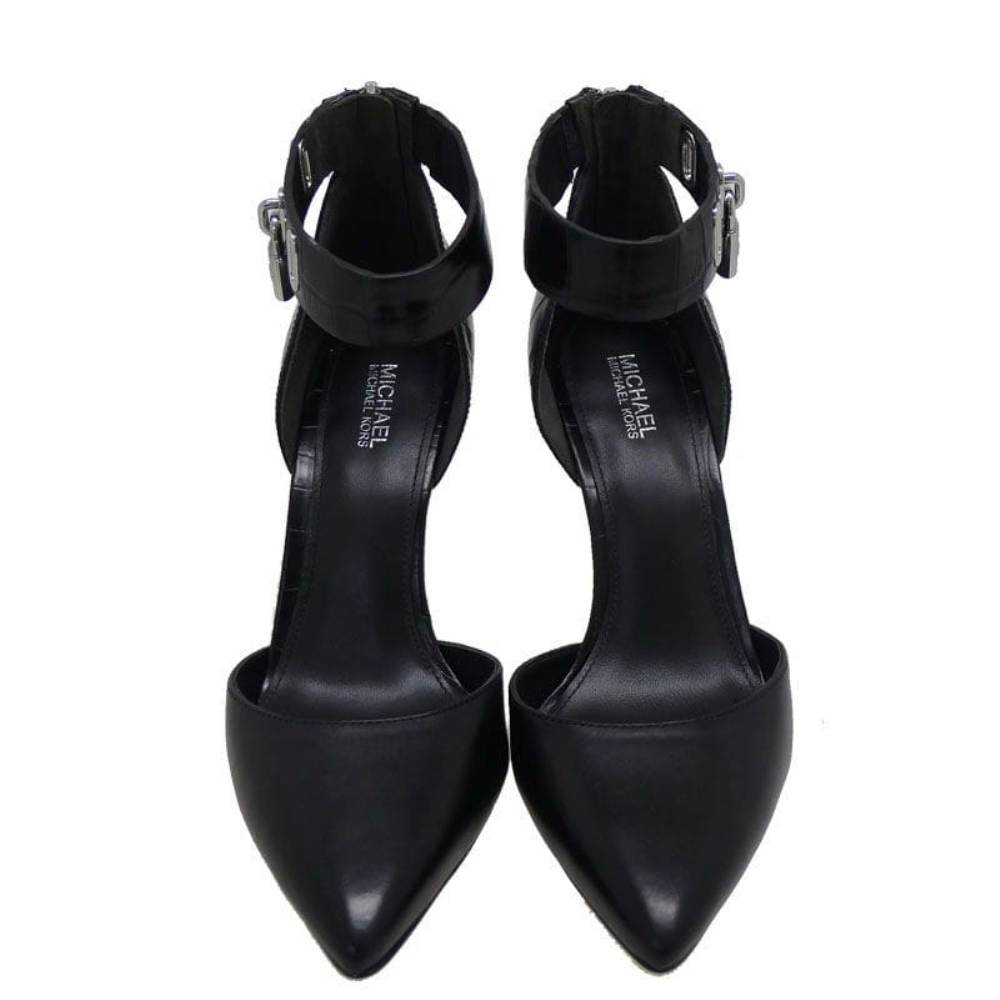 Zapatos Michael Kors negros con tacón Antoinette Ankle Strap