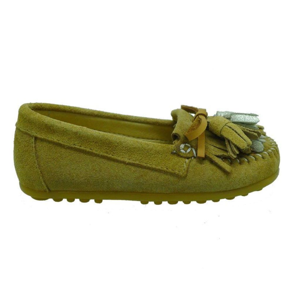 Mocasín niña con borlas ante arena Clarys N20168 foto 3