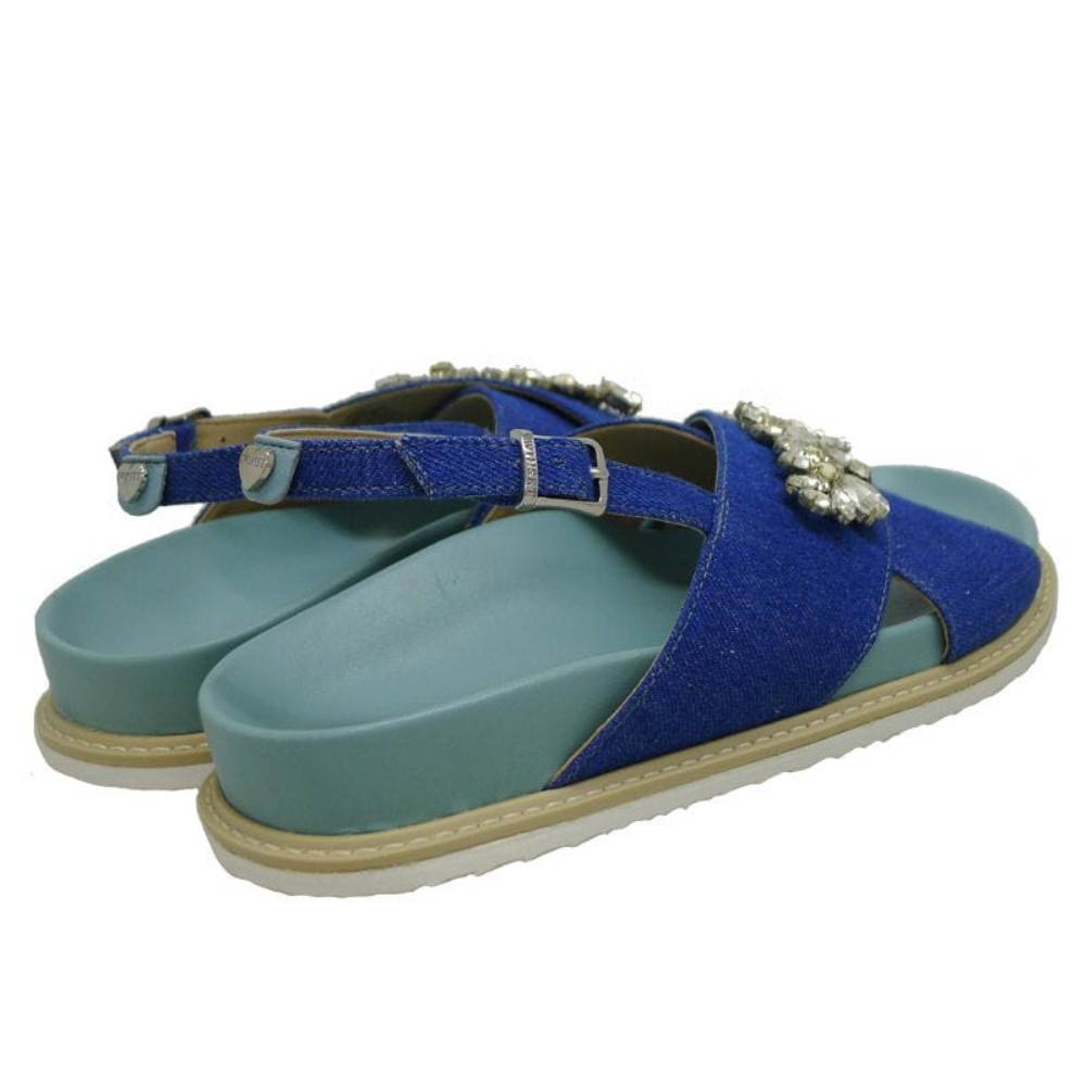 Sandalia bio jeans con piedras Twin Set HS78DA foto 4