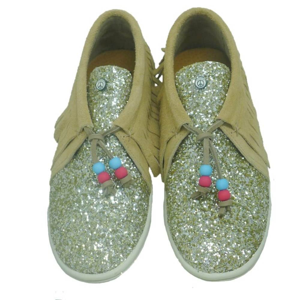 Blucher cordón abotinado con glitter Dolfie Zoe Kids foto 2