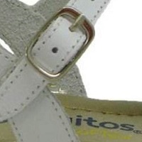 Conguitos sandalia blanca con borlas HV1 23967 foto 6