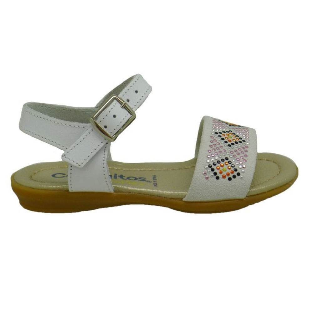 Conguitos sandalia blanca con tachas HV1 23970 foto 3