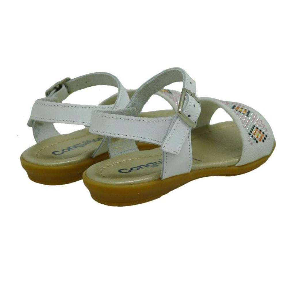 Conguitos sandalia blanca con tachas HV1 23970 foto 4