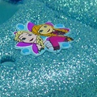 Crocs Frozen tipo bailarina 204454 Celeste foto 6