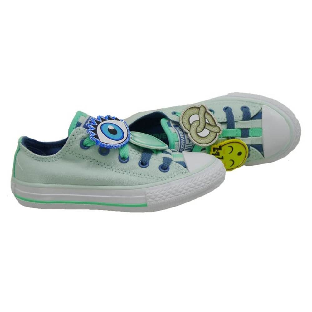 Lonas niña con parches Converse C Ctas 330 Light Agua marina foto 3