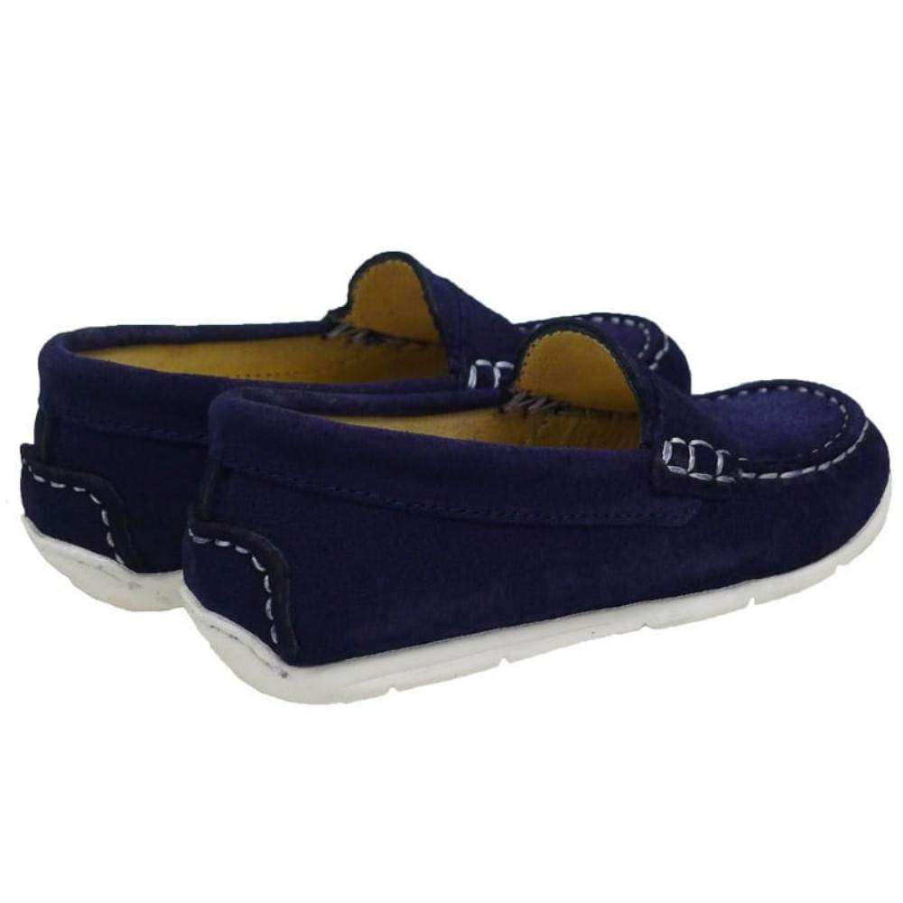 Mocasín azul con suela blanca Clarys N20164 foto 4