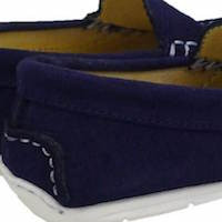 Mocasín azul con suela blanca Clarys N20164 foto 6