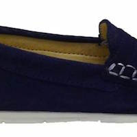 Mocasín azul con suela blanca Clarys N20164 foto 7