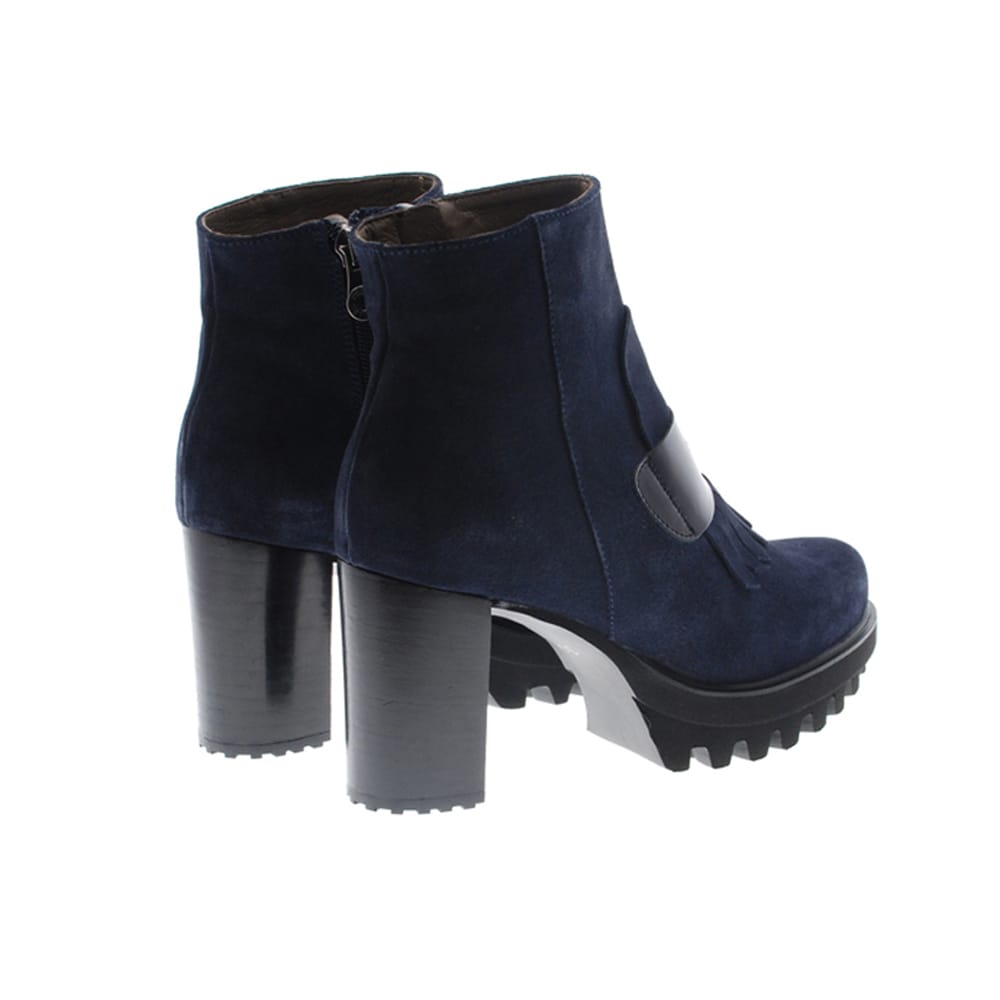 Botines azul marino sales