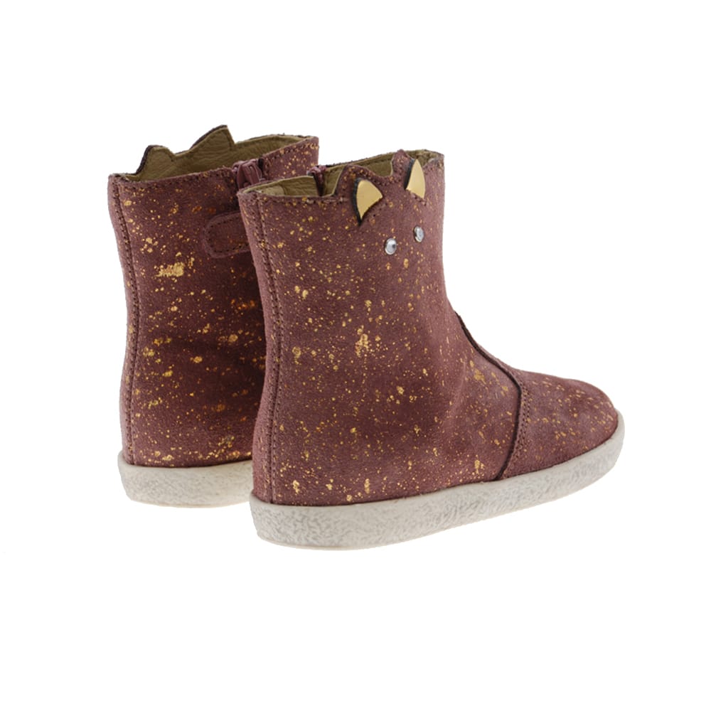 Bota niña caña media Falcotto F-1597 Vel. Lunar Rosa foto 4