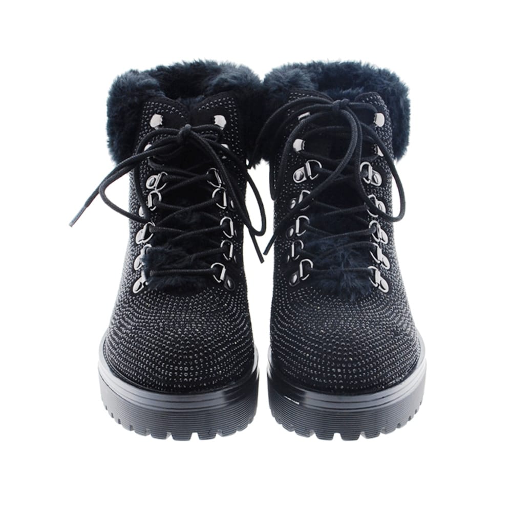 Bota montaña strass ED910 Negro