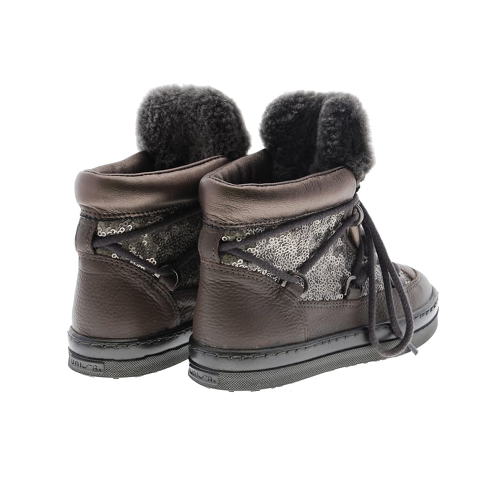Bota pelo acero con lentejuelas Unisa Fril FT Pyrite Botas pelito alas Oca Loca 8026 | Botas con pelo, Calzas