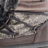 Bota pelo acero con lentejuelas Unisa Fril FT Pyrite Botas pelito alas Oca Loca 8026 | Botas con pelo, Calzas