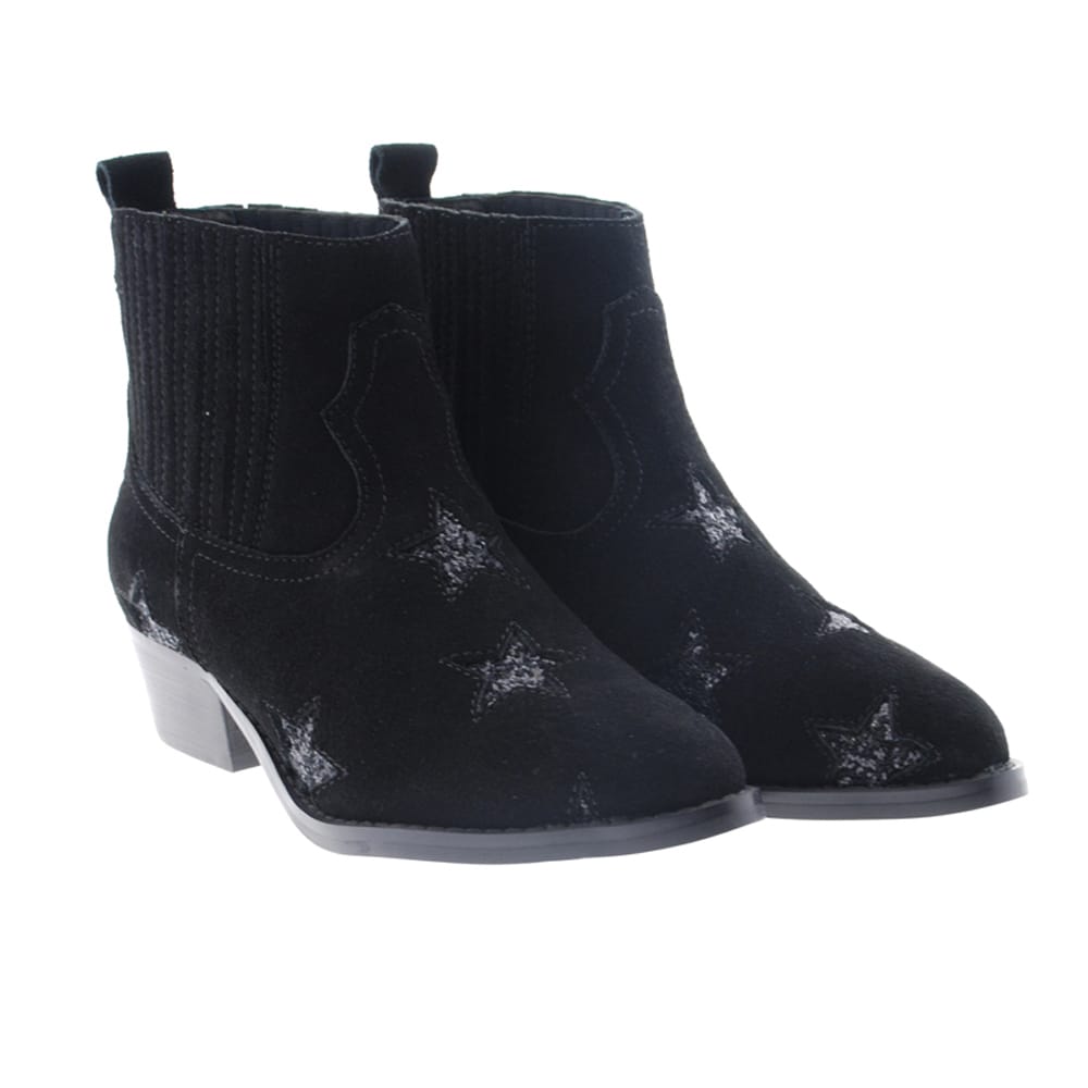 Luminancia casado matiz Botín negro campero estrellas Bibilou 691T60VK