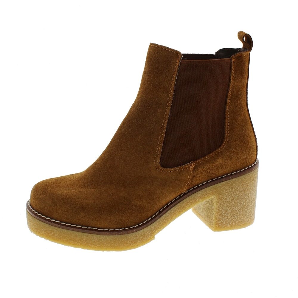 Botin Chelsea Plataforma Marron Sale Online, 60% OFF | www.ciade.com