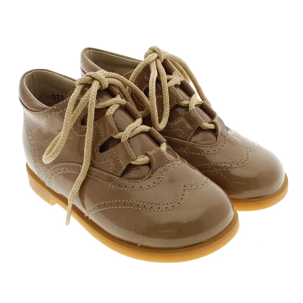 Bota ortopédica especial plantillas Mendivil 60702 Charol Taupe