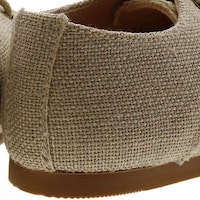 Zapato cordón ceremonia lino arena Carrile P-703 foto 7