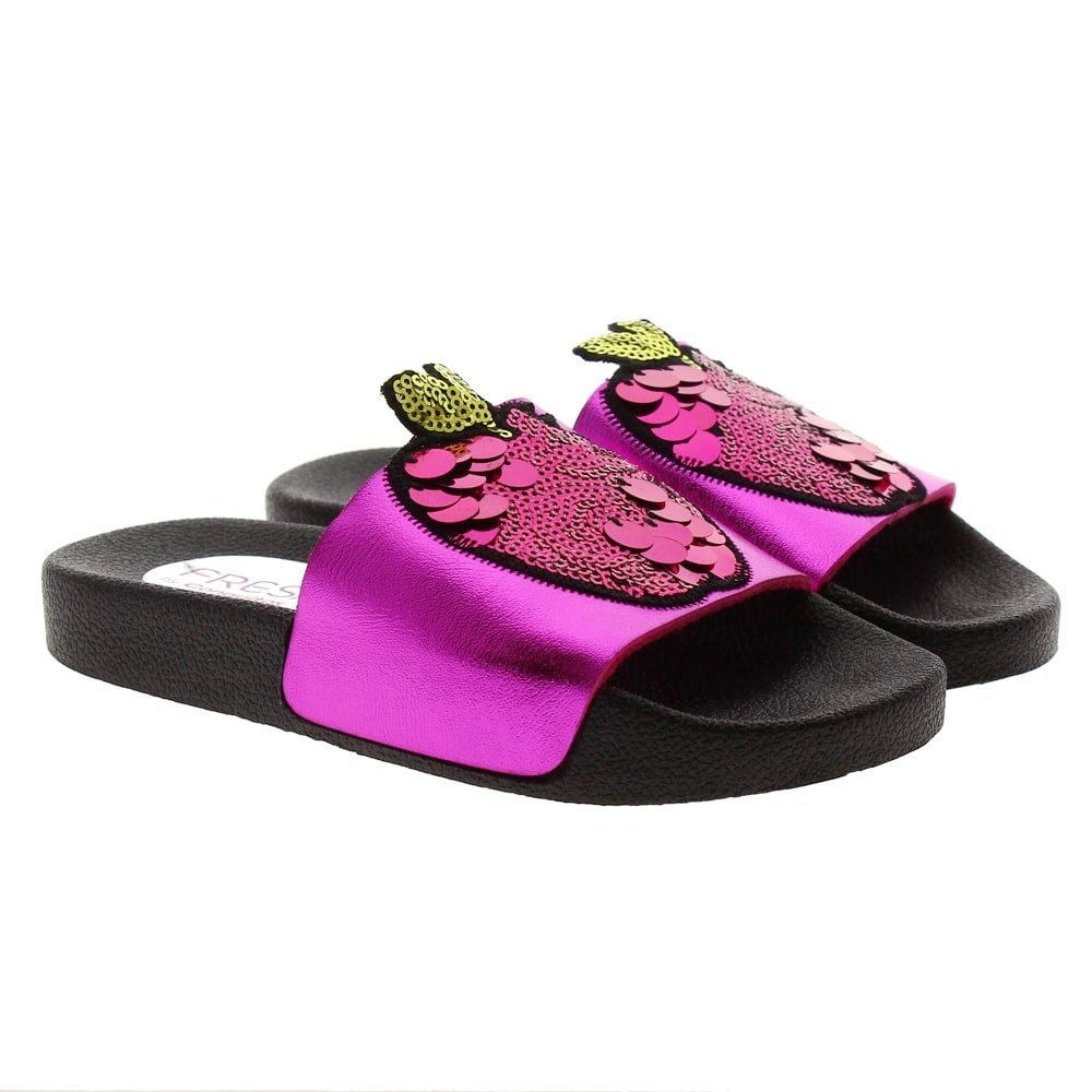Sandalia pala ni a Conguitos fresa lentejuelas IV5 52302 Fuxia