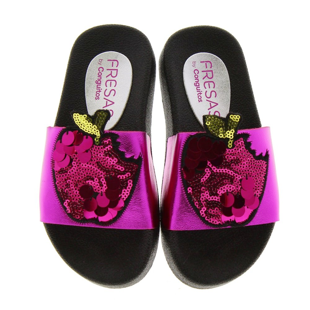 Sandalia pala ni a Conguitos fresa lentejuelas IV5 52302 Fuxia