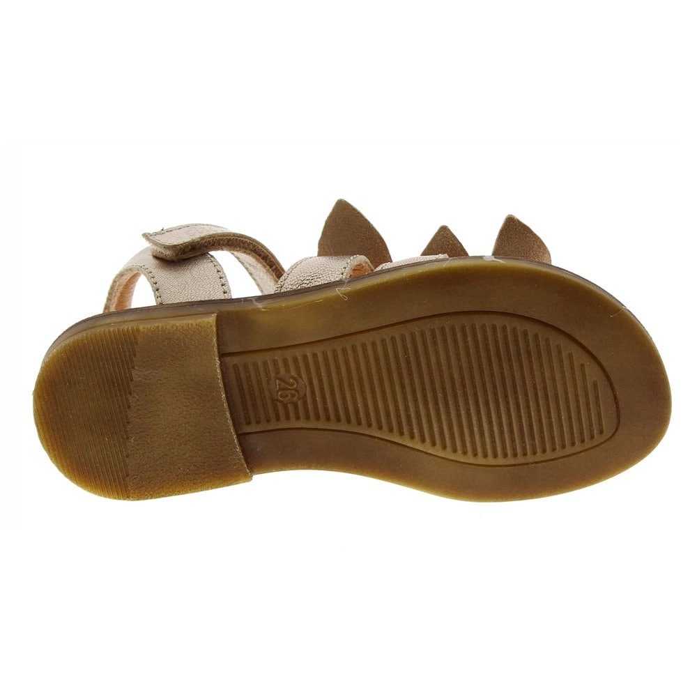 Sandalia velcro tres lazos Clic CL-9484 Oro foto 4