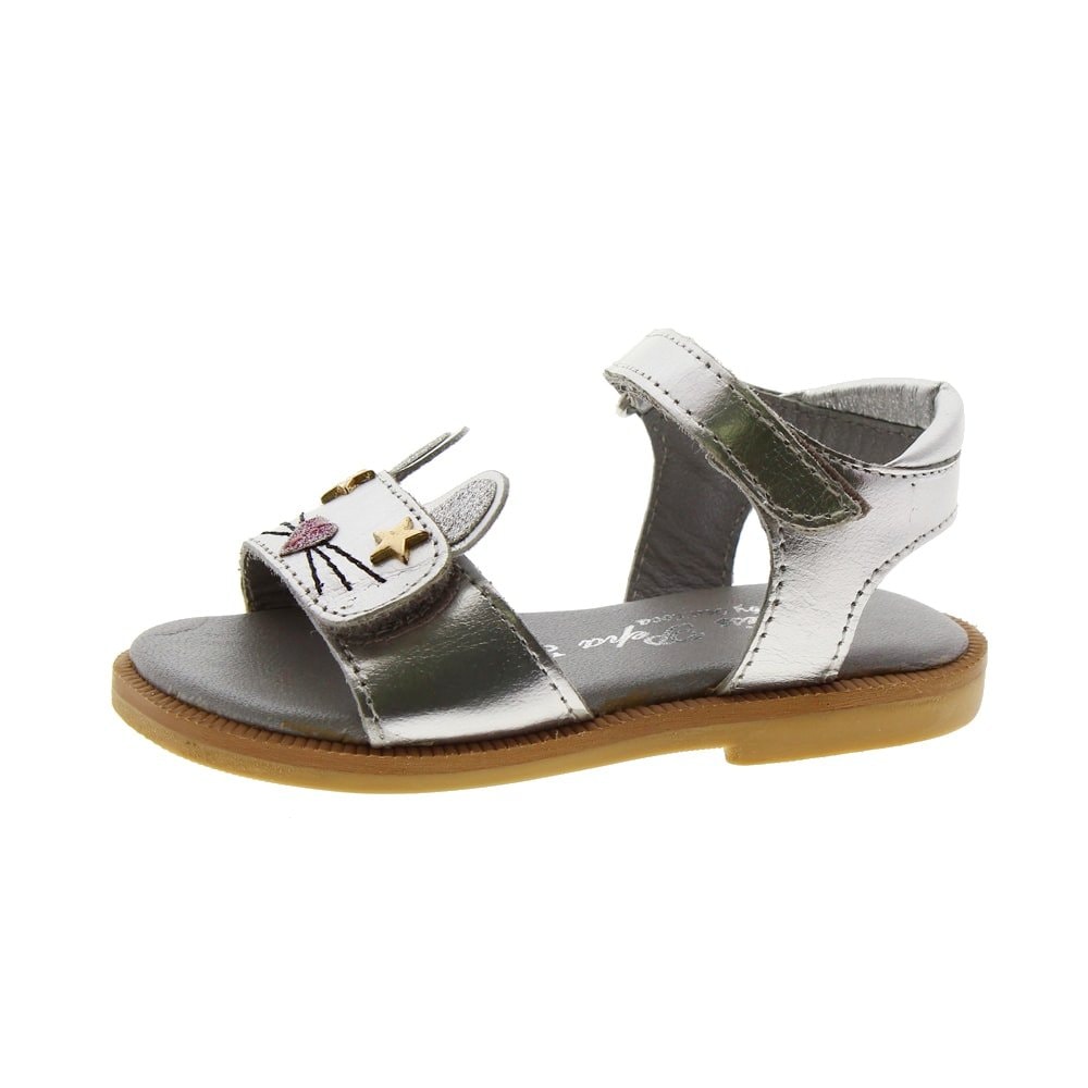 Sandalia bebé plata velcro Oca Loca 7524-91 foto 3