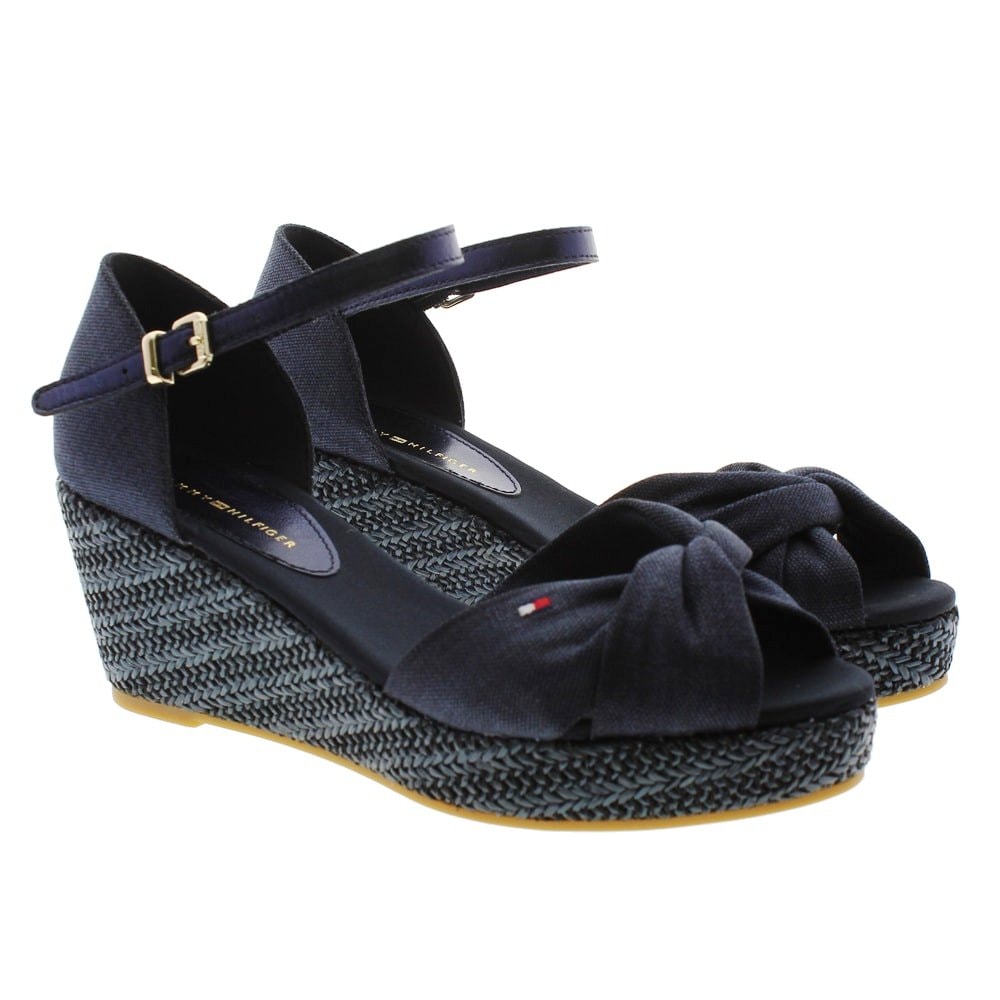 simplemente Agotamiento Supervisar Alpargata azul cuña Tommy Hilfiger FW0FW02824