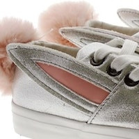 Zapatillas conejo pompón Conguitos IV1 30207 Plata foto 5