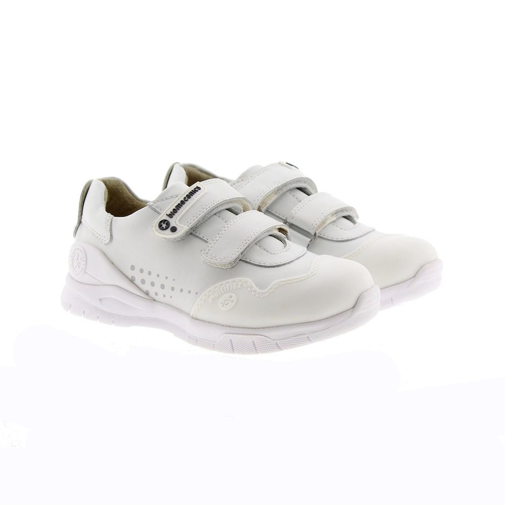 Zapatilla deportiva piel blanca Biomecanics 182195