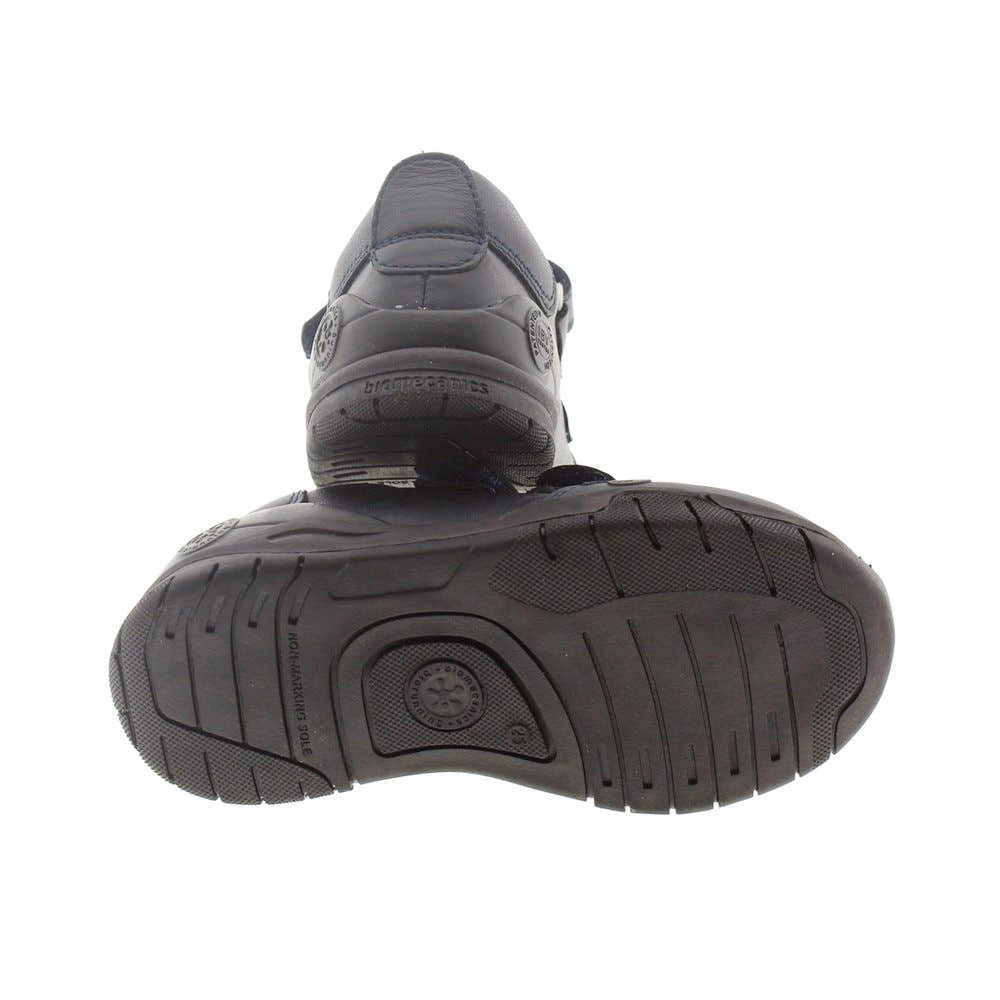 Zapatos azules velcro colegio Biomecanics 181128 foto 4