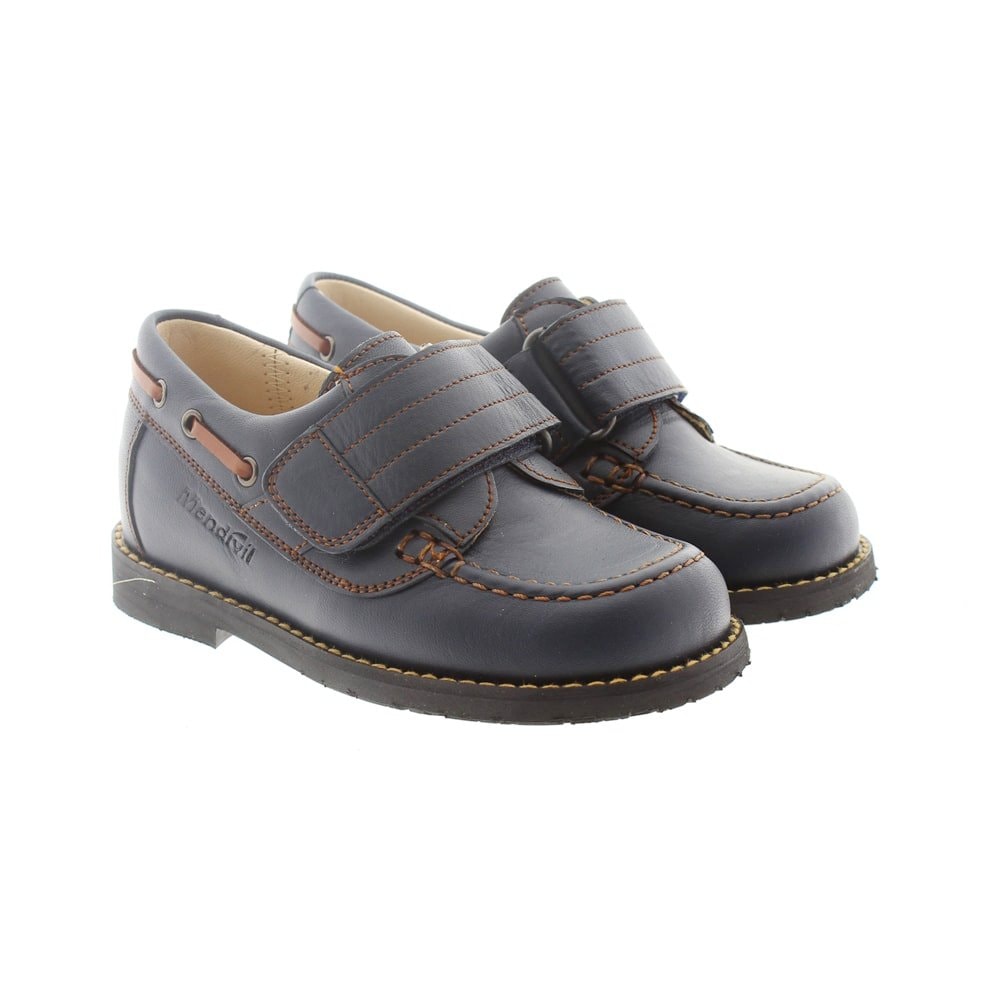 Zapato velcro especial plantillas Mendivil 31322 Azul