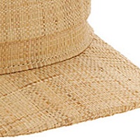 Sombrero paja visera bordado Rue Madam Antigua Hat foto 3