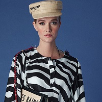 Sombrero paja visera bordado Rue Madam Antigua Hat foto 4